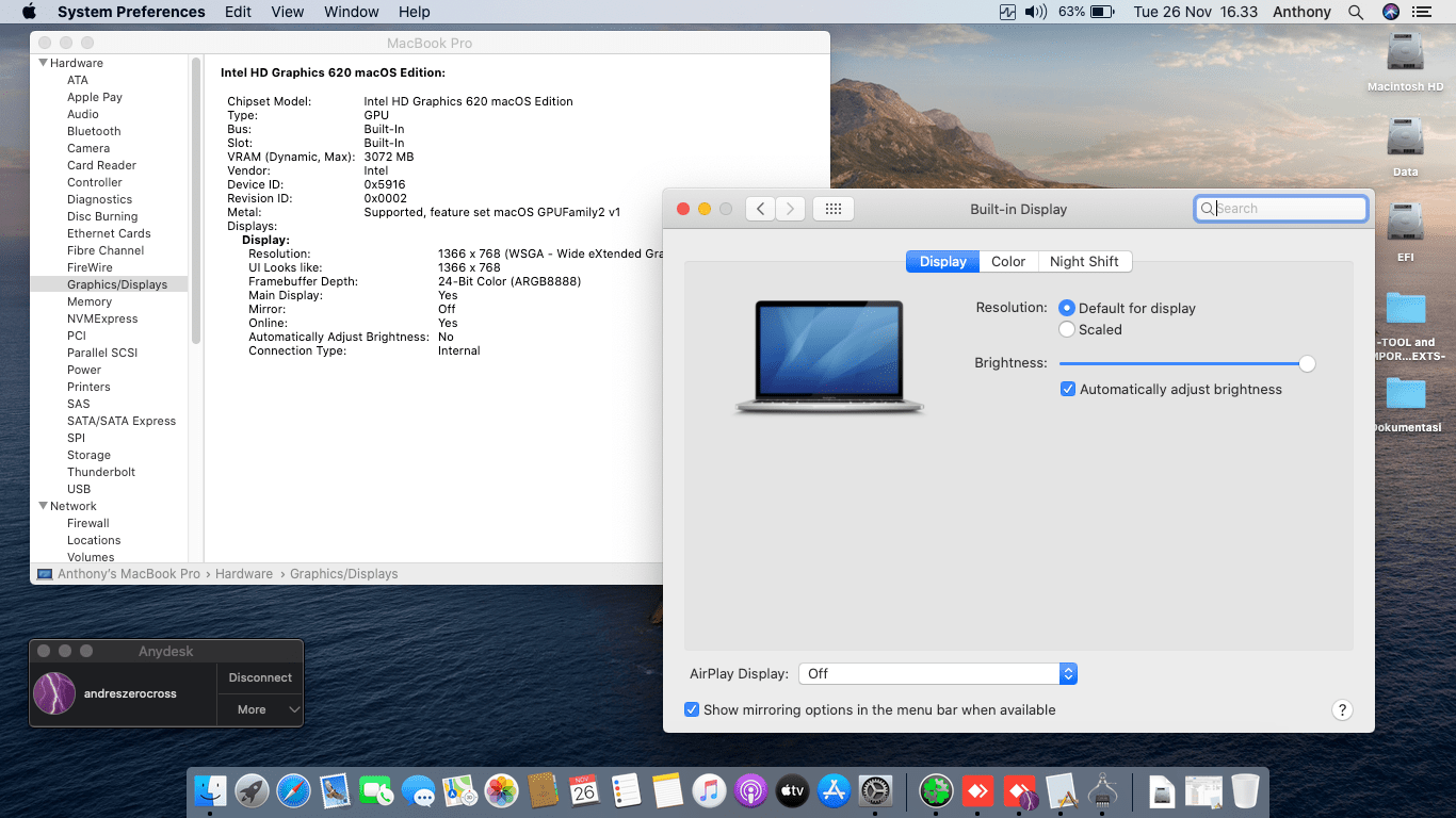 Lenovo Ideapad 320 14IKB [KabyLake   Intel HD 620 + I2C] 8